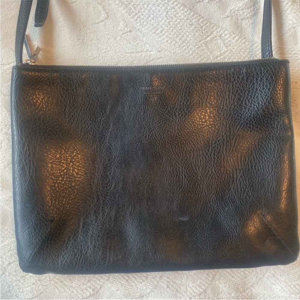 Matt & Nat Black Leather Crossbody Bag